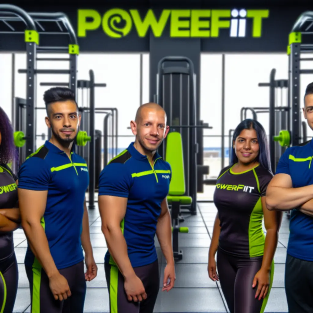 PowerFiit Gym edzői csapata a teremben