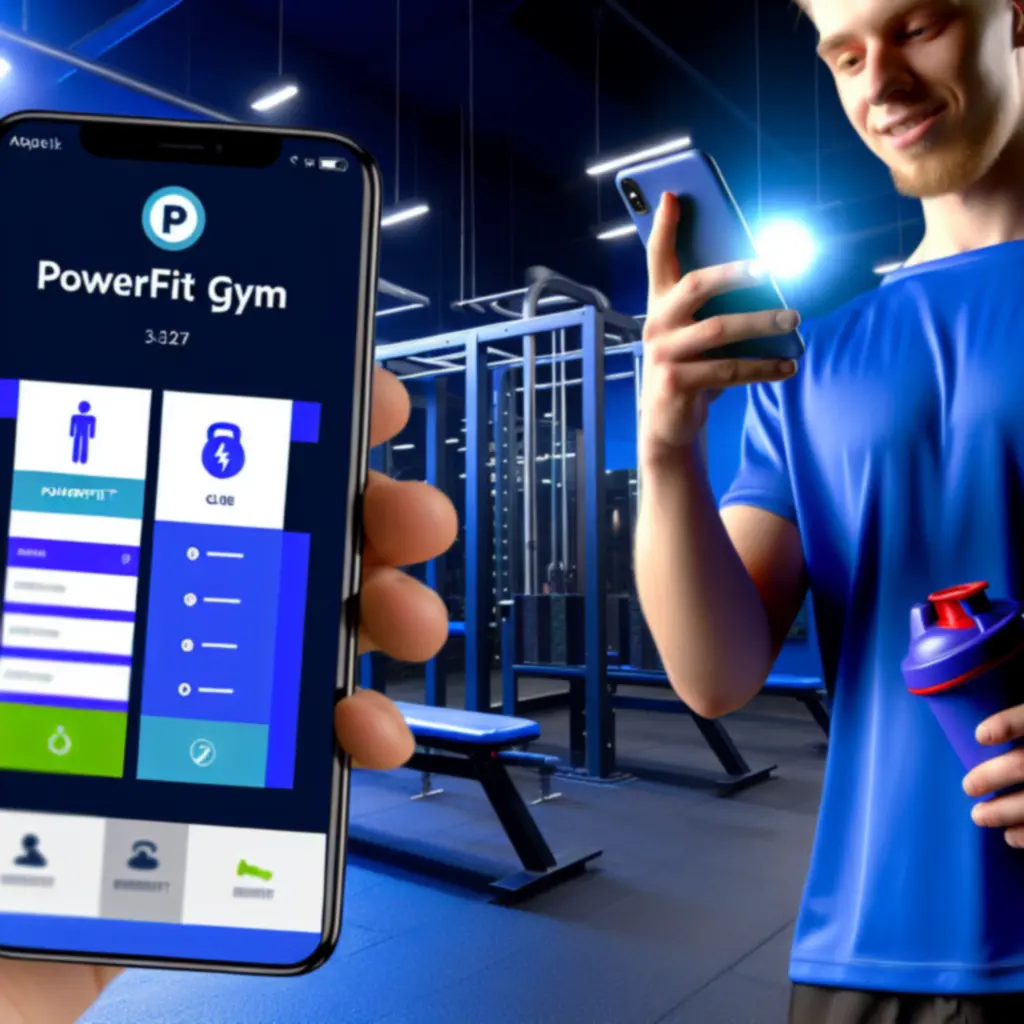 PowerFiit Gym mobilbarát órarend nézet okostelefonon