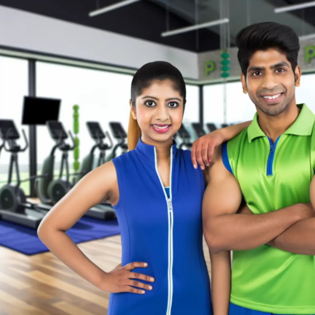 PowerFiit Gym edzői csapat közös csoportképen a teremben